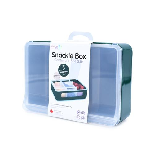 Cutie snack Melii, 3 compartimente, plastic