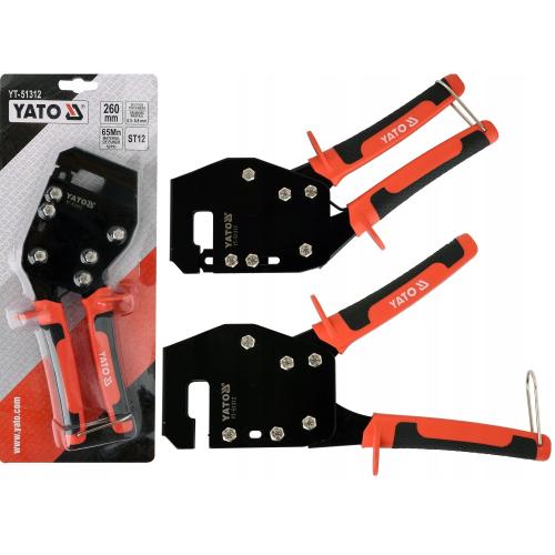 Clesti de prindere Yato YT-51312, L-260mm, otel, pentru montaj profile gips-carton