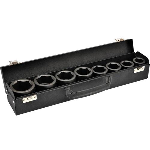Set 8 chei tubulare de impact Yato YT-1115, 3/4, Hex, 19-41 mm