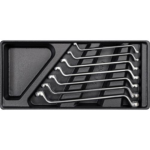 Set 7 chei inelare Yato YT-5533, 6-19 mm, Argintiu/Negru