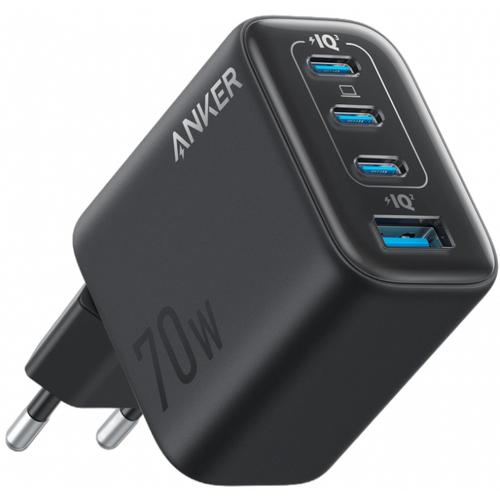 Incarcator Retea Anker Zolo A121CG11, 70W, 3.5A, 1 x USB-A, 3 x USB-C (Negru)