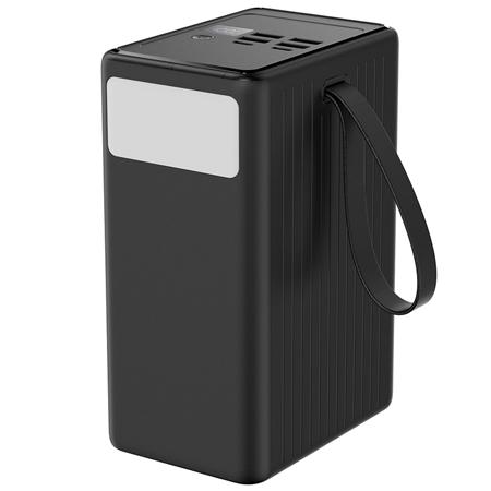 Acumulator extern Platinet PMPB8020, 60000 mAh, 20W PD, 4x USB-A, 2x USB Type-C (Negru)