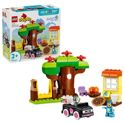 LEGO® DUPLO Muffin și Blue, fetele care aduc pizza 10469, 44 de piese