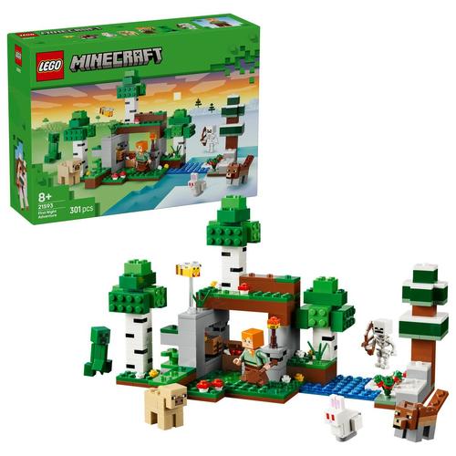 LEGO® Minecraft Prima aventura pe timp de noapte 21593, 301 de piese