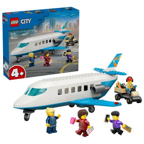 LEGO® City Avion cu reacție pentru pasageri 60492, 118 piese