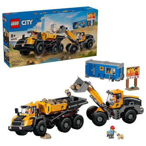LEGO® City Camion basculant si incarcator frontal 60494, 1132 de piese