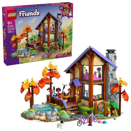 LEGO® Friends Cabana primitoare în padure toamna 42705, 1229 de piese