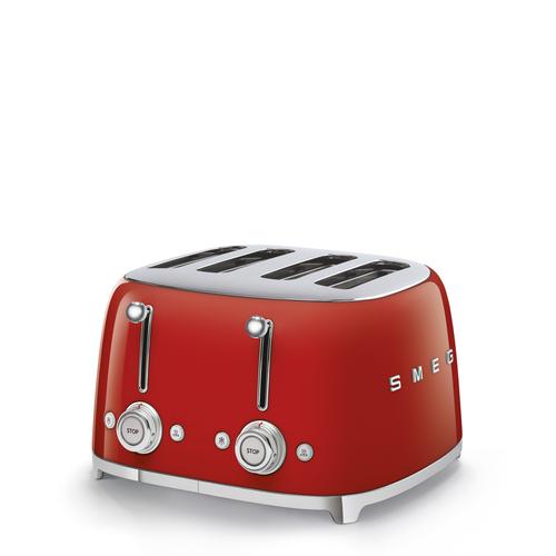 Prajitor de paine Smeg TSF03RDEU, 2000 W, 6 trepte (Rosu)