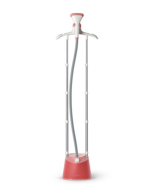 Aparat de calcat vertical cu abur Philips STE1020/40, 1800 W, 36 g/min, Rezervor 1.8 l (Rosu)