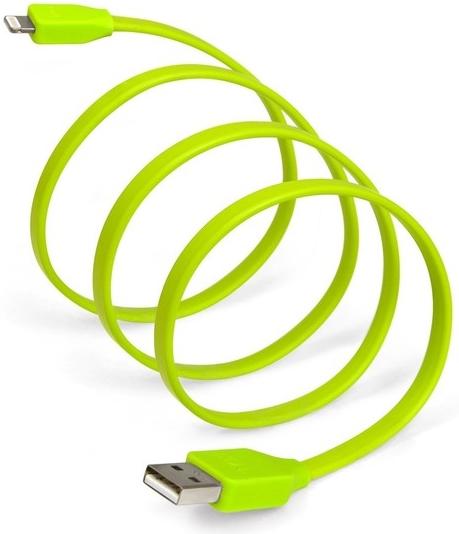 Cablu de date Tylt Gen II, Lightning, 0.3m (Verde)