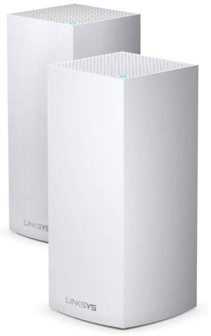Whole Home Intelligent Mesh Wireless Linksys MX8400, WiFi 6, Tri Band, 4200 Mbps, 2-pack (Alb)