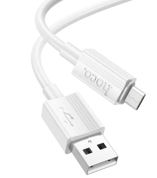 Cablu Date si Incarcare USB-A - microUSB HOCO X107, 18W, 1m, Alb