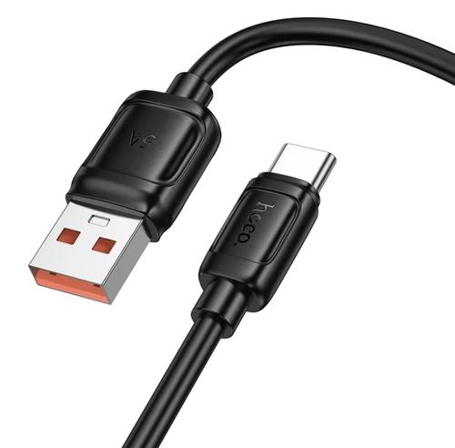 Cablu Date si Incarcare USB-A - USB-C HOCO X115, 100W, 1m, Negru