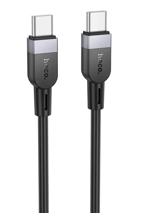 Cablu Date si Incarcare USB-C - USB-C HOCO X109, 60W, 3m, Negru