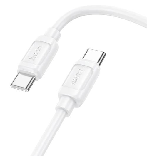Cablu Date si Incarcare USB-C - USB-C HOCO X115, 240W, 1m, Alb