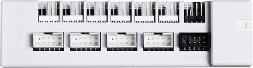 HUB USB si ventilatoare PWM Lian Li ZUUS-735, Pana la 6x PWM si 4x USB 2.0 (Alb)