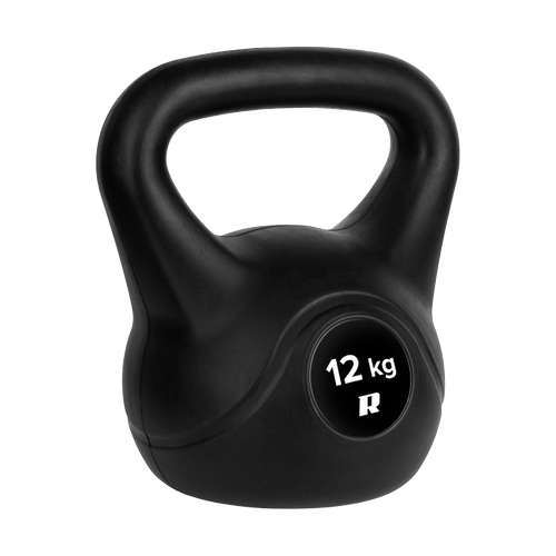 Kettlebell Rebel Active RBA-2316, 12 kg (Negru)