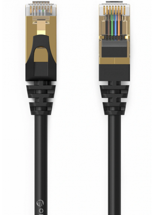 Cablu Retea Orico PUG-C7, UTP, Cat7, 3m, Negru