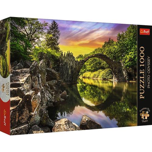 Puzzle Trefl - Podul Rakocz din Kromlau, Germania, 1000 piese