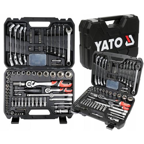 Set unelte 93 piese, 1/4inch, 1/2inch, YATO, CrV, cu sistem AS-Drive