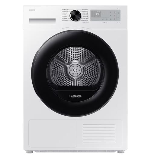 Uscator de rufe Samsung DV90DG52A0AHLE, Pompa de caldura 9 kg, Clasa C, Smart Things, Quick Dry, Optimal Dry, WiFi (Alb)
