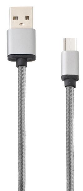 Cablu de date Lemontti LCTYPCUSB15, USB Type-C, 1.5m (Gri)