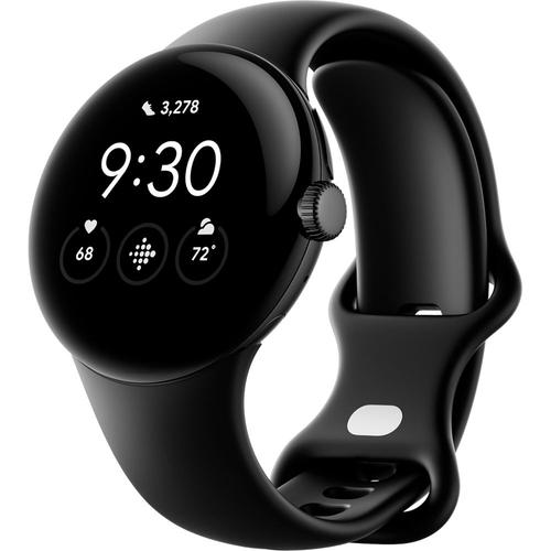 Smartwatch Google Pixel Watch LTE, 41mm, Procesor Exynos 9110, Display AMOLED 1.2inch, 2GB RAM, 32GB Flash, Bluetooth, Wi-Fi, GPS, NFC, Rezistent la apa, 4G Android (Negru)