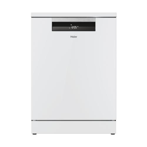Masina de spalat vase independenta Haier I-Pro Shine Series 7 XF 4A4M4PW, 14 seturi, 10 programe, Clasa A, Motor Inverter, Wi-Fi, H-Spray Arm, Flex Zone, Part Light, Powerwash, Automatic Open Door, 60 cm (Alb)