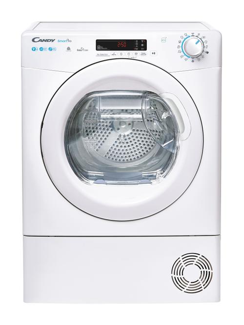 Uscator de rufe Candy Smart Pro CSOE H9A2DE-S, 9 kg, Clasa E, Wi-Fi + BLE (Alb)