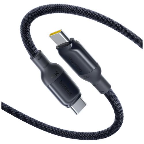 Cablu Baseus Picogo Fast Charging 240W, USB-C la USB-C, 1m, Negru
