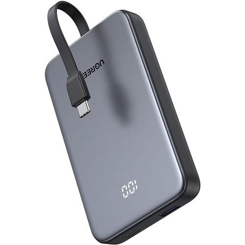 Acumulator extern Ugreen 10.000 mAh, 20W, USB-C, Grey