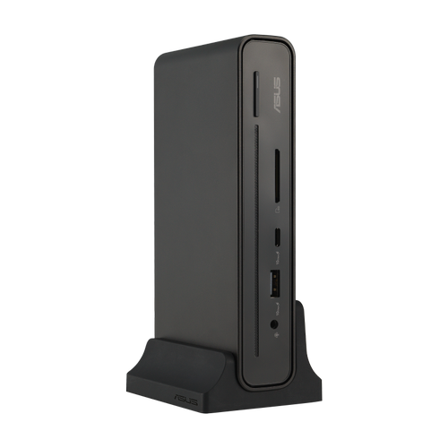 Docking Station ASUS Triple Display USB-C Dock Duo DC301, PD 90 W, HDMI, 2x DisplayPort 4K@60Hz, Ethernet LAN 1000 Mbit/s, SD Slot (Negru)
