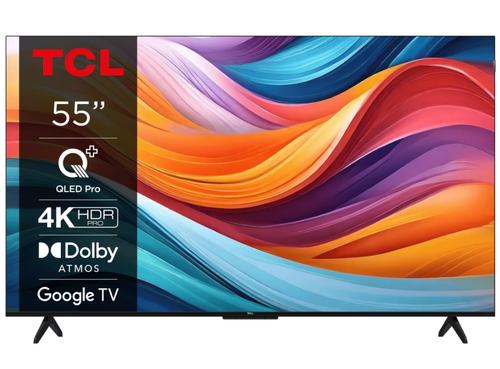 Televizor QLED TCL 139 cm (55inch) 55T7B, Ultra HD 4K, Smart TV, WiFi, CI