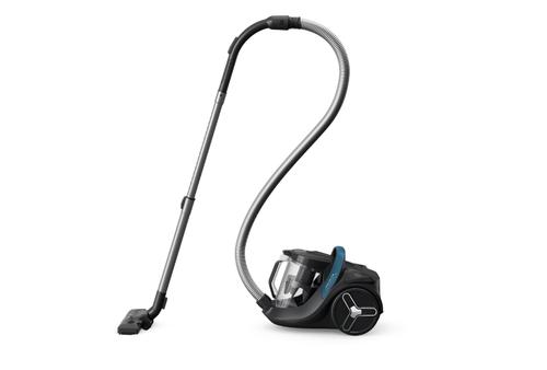 Aspirator fara sac Rowenta Green Force Cyclonic Max RO7B11EA, 900 W, recipient de praf capacitate 2.5 L, filtrare tip HEPA, design eco (Negru/Albastru)
