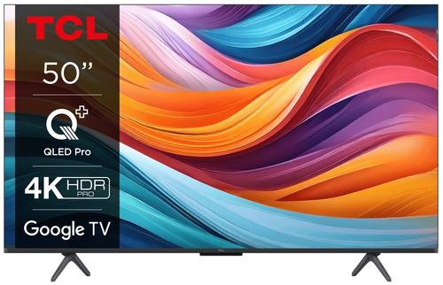 Televizor QLED TCL 127 cm (50inch) 50T7B, Ultra HD 4K, Smart TV, WiFi, CI