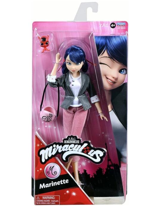 Papusa Miraculous  Marinette, 30 cm, + 4 luni