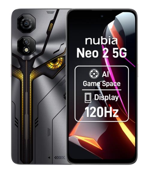 Telefon Mobil ZTE Nubia Neo 2, Procesor Unisoc T820 Octa-Core, IPS LCD Capacitive touchscreen 6.72inch, 8GB RAM, 256GB Flash, Camera Duala 50+2MP, 5G, Wi-Fi, Dual Sim, Android (Gri)