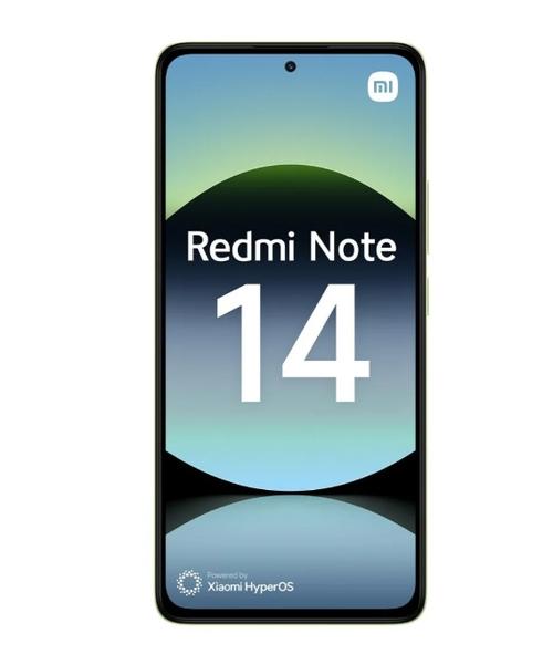 Telefon Mobil Xiaomi Redmi Note 14 4G, Procesor Mediatek Helio G99 Ultra Octa-Core, AMOLED 6.67inch, 8GB RAM, 256GB Flash, Camera Tripla 108+2+2 MP, Wi-Fi, 4G, Dual Sim, Android (Verde)