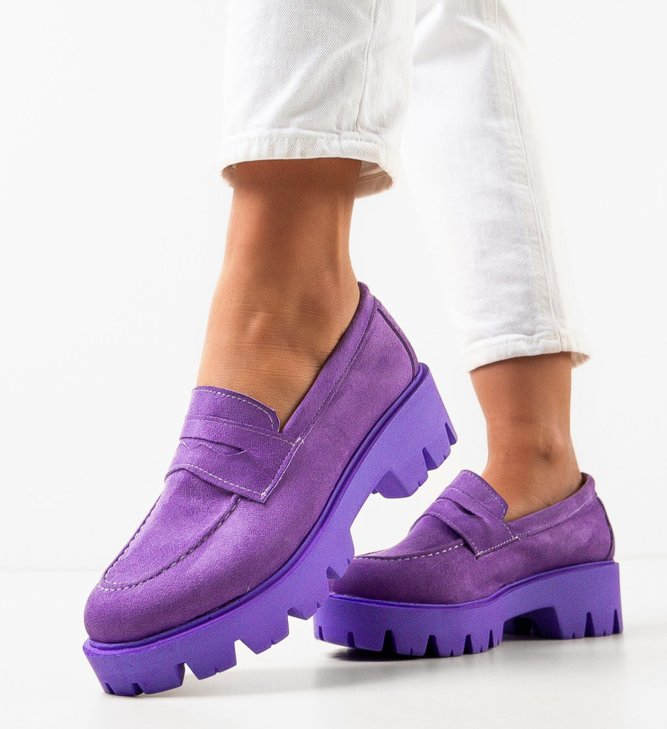 Pantofi Casual dama Gyna Mov