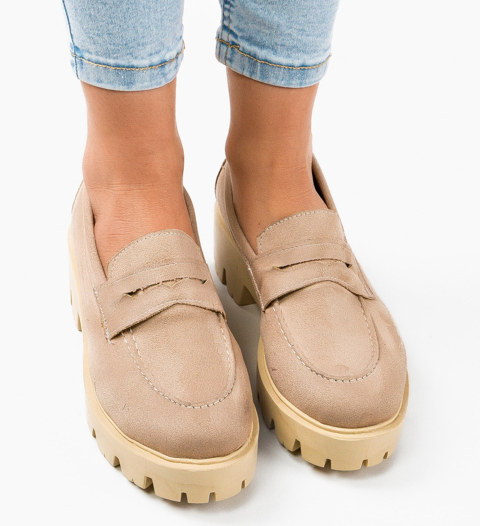 Pantofi Casual dama Gyna Bej 2
