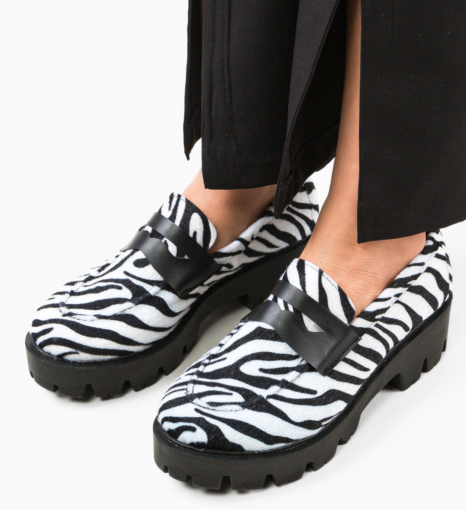Pantofi Casual dama Kardy Zebra