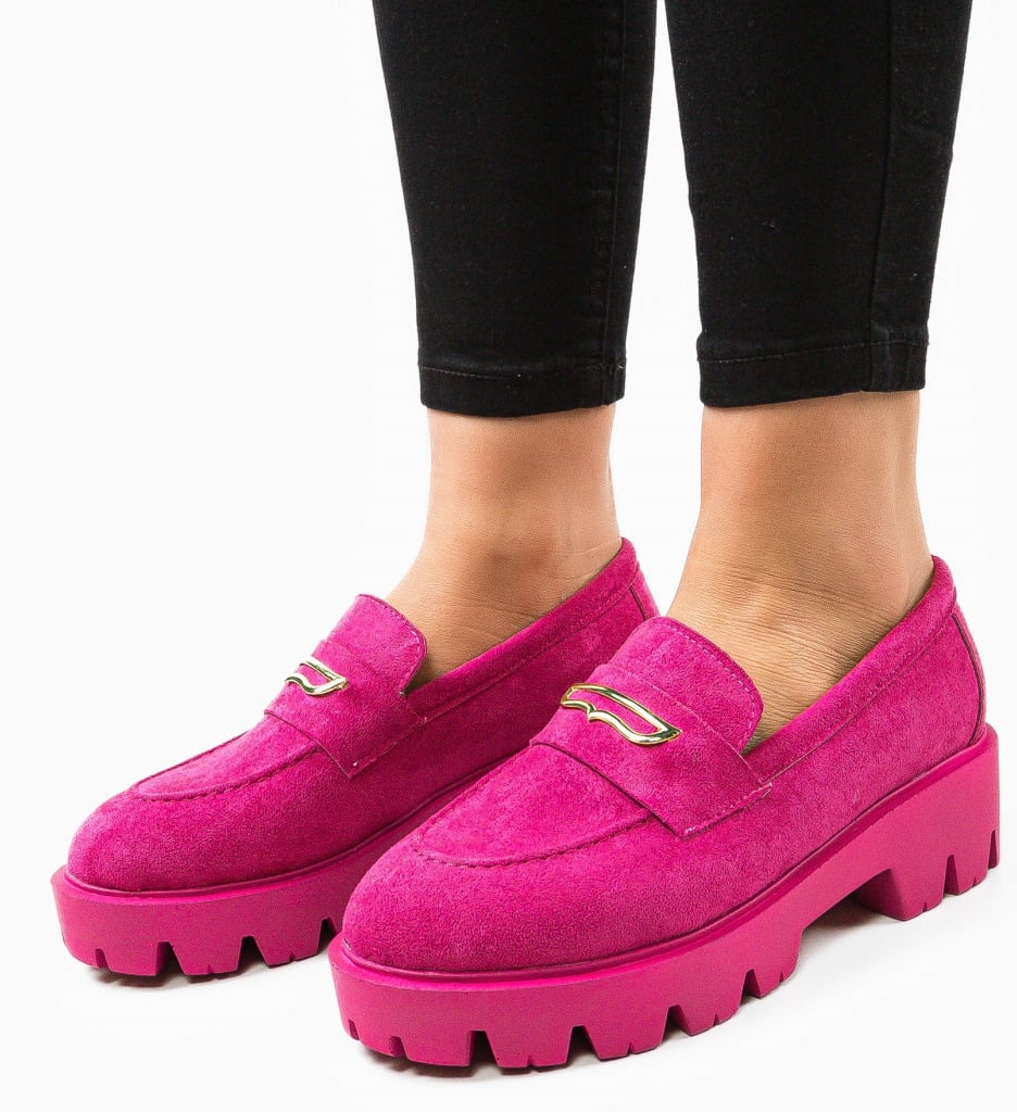 Pantofi Casual Beikrols Fuchsia