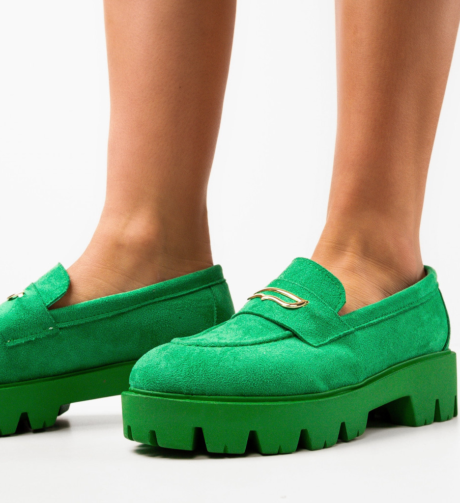 Pantofi Casual Beikrols Verzi