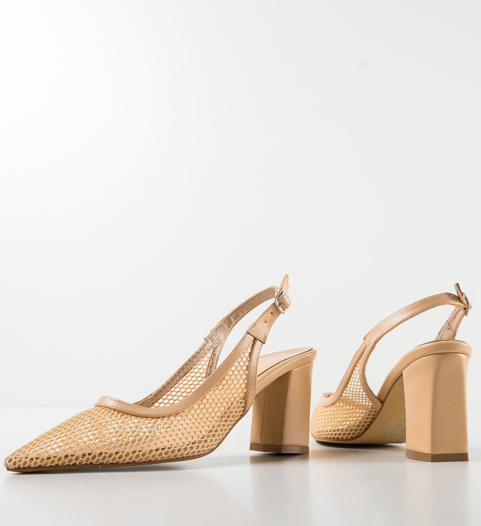 Pantofi dama Caresy Bej