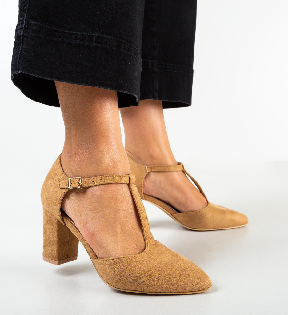Pantofi Serio Camel