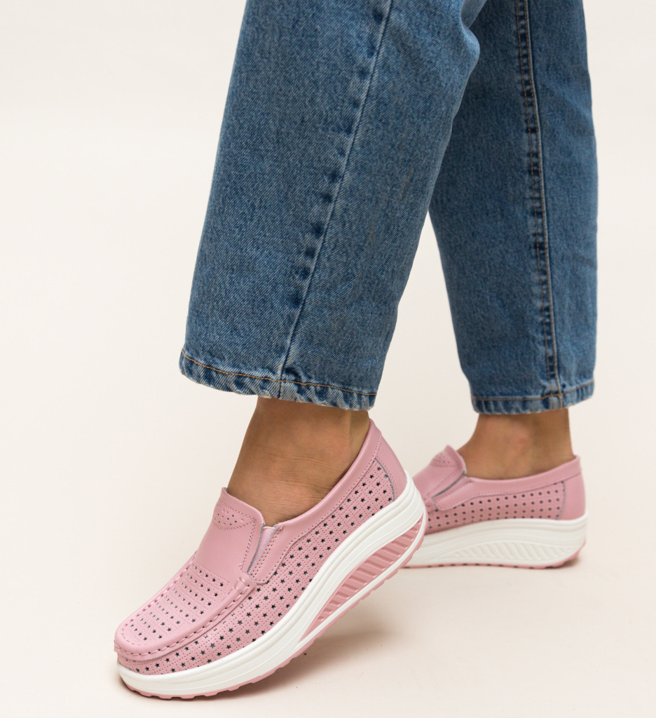 Pantofi Casual Bicaz Roz
