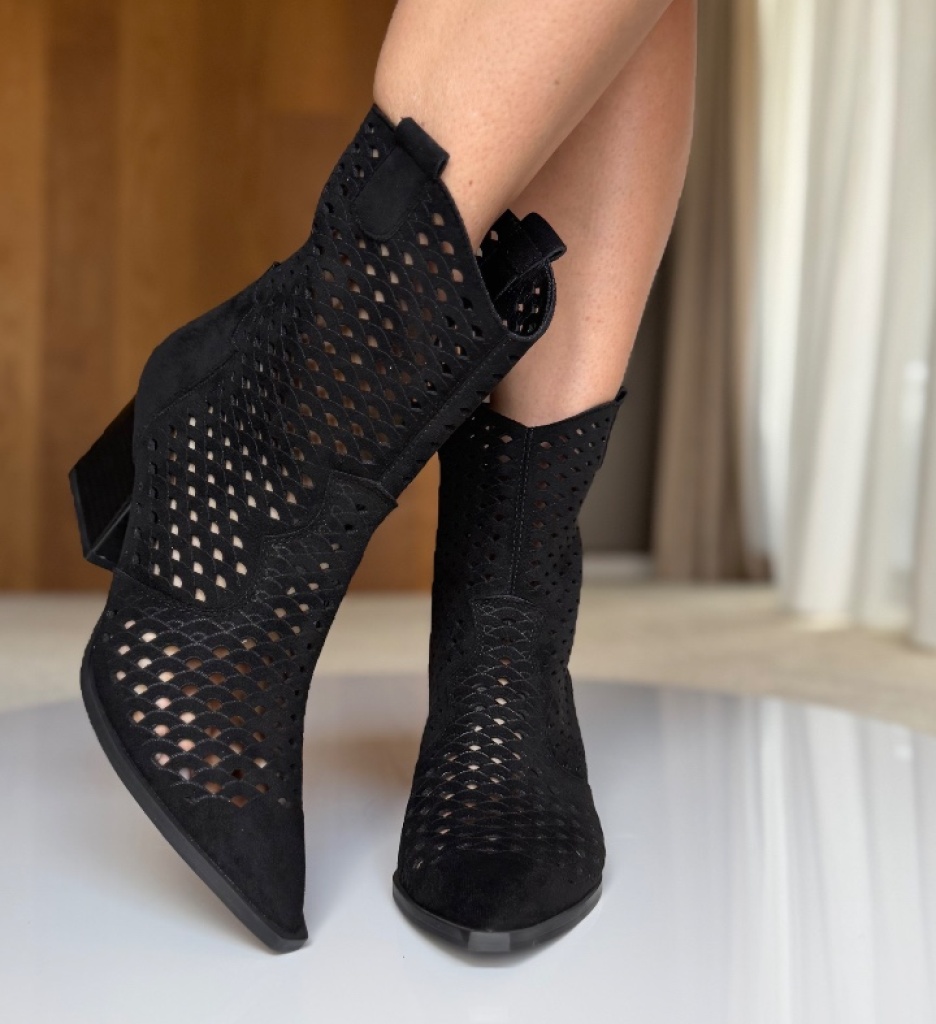 Botine dama Syon Negre