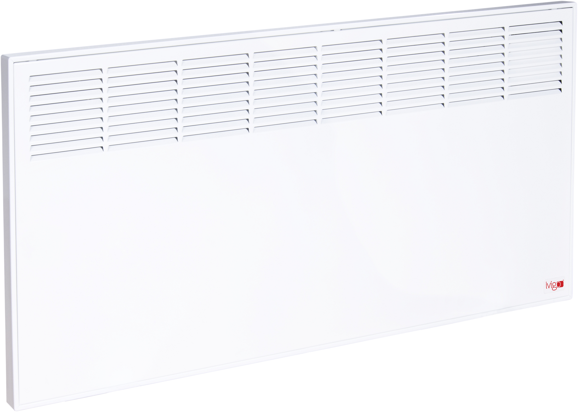 Convector iVigo Manual EPK 2000 W White, control mecanic, Termostat de siguranta, termostat reglabil, IP 24, pentru 24 mp, ERP 2018