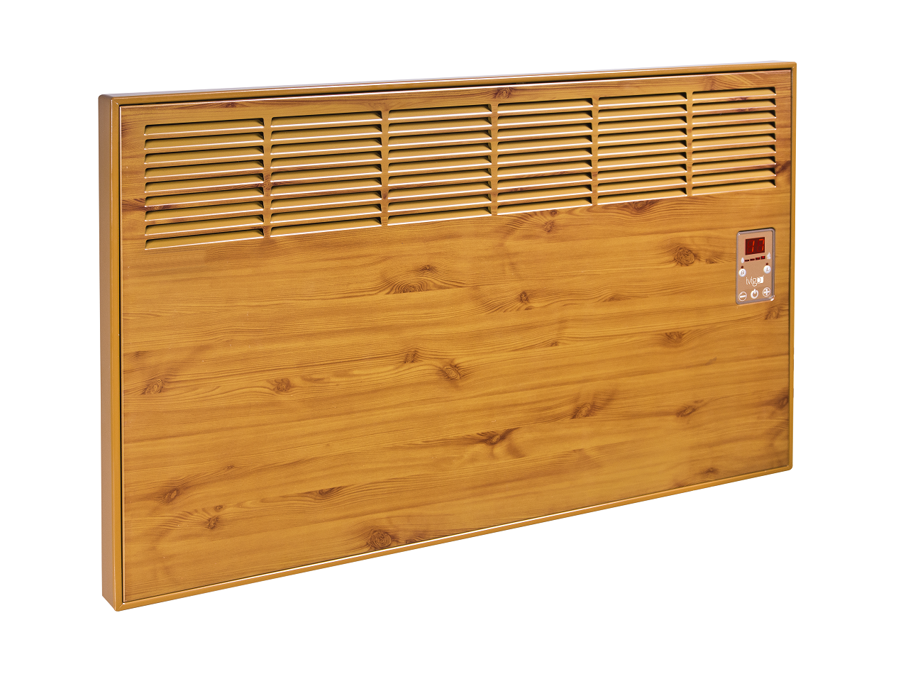 Convector de perete sau pardoseala iVigo EPK 2500 W Wood, control electronic, Termostat de siguranta, termostat reglabil, IP 24, pentru 28 mp, ERP 2018