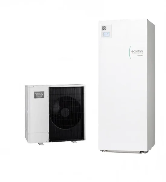 Pompa de caldura Mitsubishi Electric Zubadan Hydrotank Reversibil ERST20F-VM2E+PUZ-SHWM100VAA 10 kW